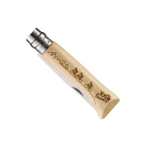 Cutit de buzunar N°08, inox, 8,5cm, "Engraved" - Opinel