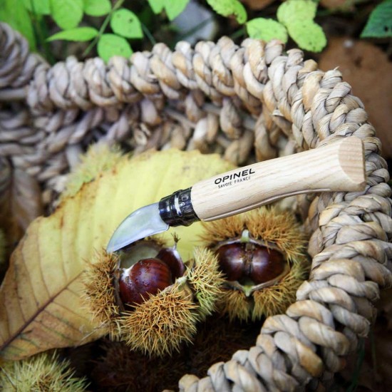 Cutit de buzunar N°07, inox, 4cm, "Nomad Cooking" - Opinel