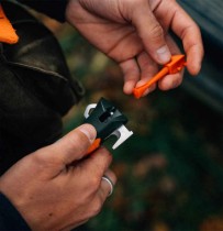 Cutit de buzunar N°12, cu extractor capuse, "Explore", Orange - Opinel