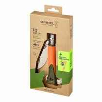 Cutit de buzunar N°12, cu extractor capuse, "Explore", Orange - Opinel