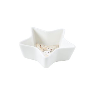Bol stea, portelan, 15cm, "CHRISTMAS LIGHTS" - Nuova R2S