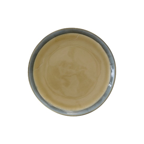 Cok Piatto Da Dessert Elba In Ceramica Bianca - 20 Cm - Stoviglia Lavabile In Lavastoviglie, Resistente E Vetrificata