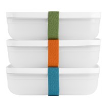 Set 3 caserole vidare pentru pranz, plastic, "FRESH & SAVE" - Zwilling