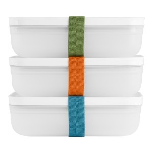 Set 3 caserole vidare pentru pranz, plastic, "FRESH & SAVE" - Zwilling