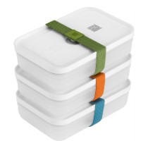 Set 3 caserole vidare pentru pranz, plastic, "FRESH & SAVE" - Zwilling
