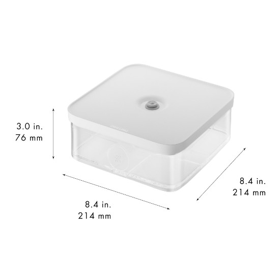 Caserola patrata, plastic, 21,4 x 21,4 x 7,6 cm, 1,6L, "Cube" - Zwilling