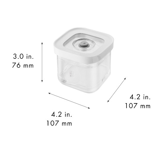 Caserola patrata, plastic, 10,7 x 10,7 x 7,6 cm, 0,32L, "Cube" - Zwilling