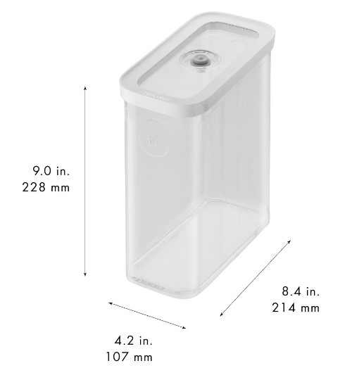 Caserola dreptunghiulara, plastic, 21,4 x 10,7 x 22,8 cm, 2,9L, "Cube" - Zwilling