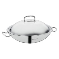 Tigaie wok, inox, 36cm/6,8L, "Proline" - Korkmaz