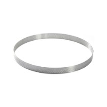 Forma perforata pentru tarta, inox, 24,5 cm - de Buyer