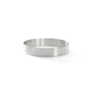 Forma perforata pentru tarta, inox, 10,5 cm - de Buyer