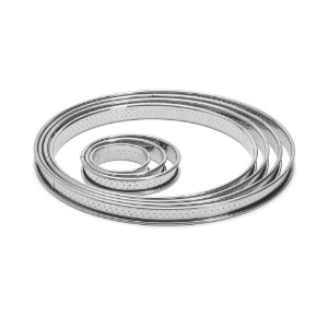 Forma perforata pentru tarta, inox, 22 cm - de Buyer