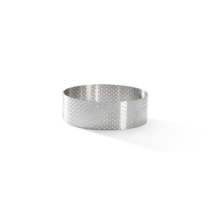 Forma perforata pentru tarta, inox, 10,5 cm - de Buyer