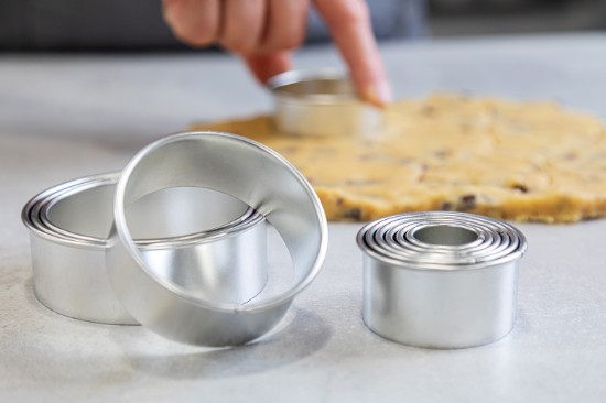 Set 11 cuttere rotunde, margine dreapta, metal - Kitchen Craft