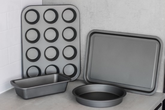 Set pentru copt 4 piese, otel carbon - Kitchen Craft