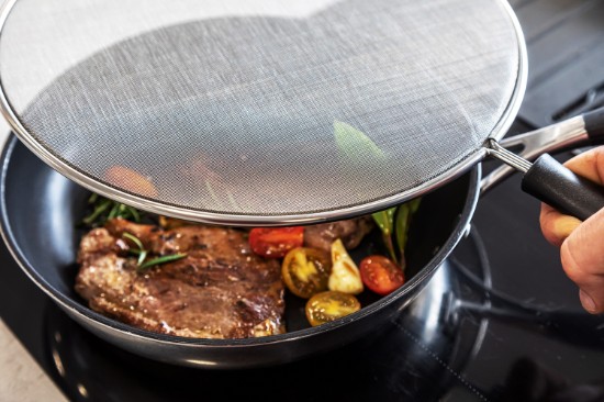 Protectie antistropire, inox, 28cm - Kitchen Craft
