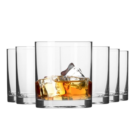 Set 6 pahare whisky, sticla, 250ml, "Balance" - Krosno