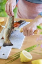 Cutit pentru filetat N°121, inox, 18cm, "Parallele" - Opinel