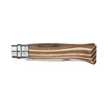 Cutit de buzunar N°08, inox, 8,5cm, "Tradition Luxe", Brown Birch - Opinel