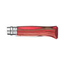 Cutit de buzunar N°08, inox, 8,5cm, "Tradition Luxe", Red Birch - Opinel