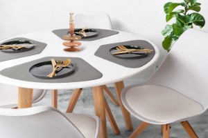 Suport farfurii (napron), 32x48 cm, "Togo", Grey - Tiseco
