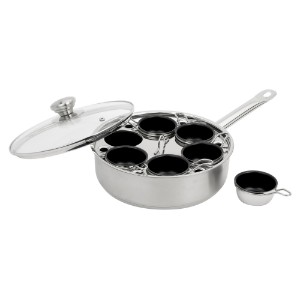 Tigaie Gourmet, inox, cu capac, 22 cm - Demeyere