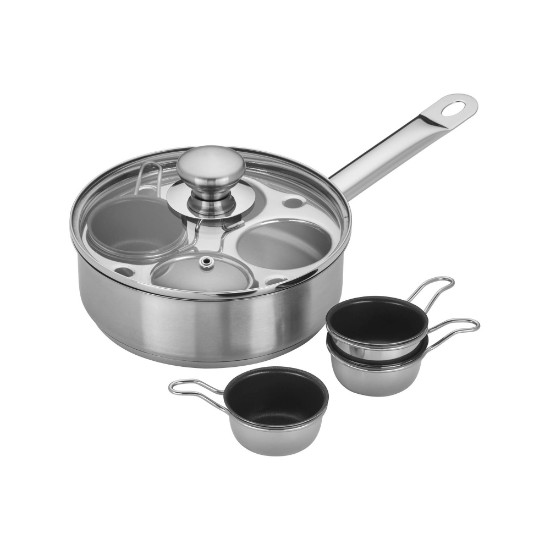 Tigaie Gourmet, cu capac, inox, 22 cm - Demeyere