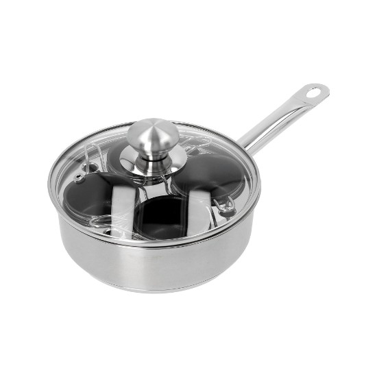 Tigaie Gourmet, cu capac, inox, 22 cm - Demeyere