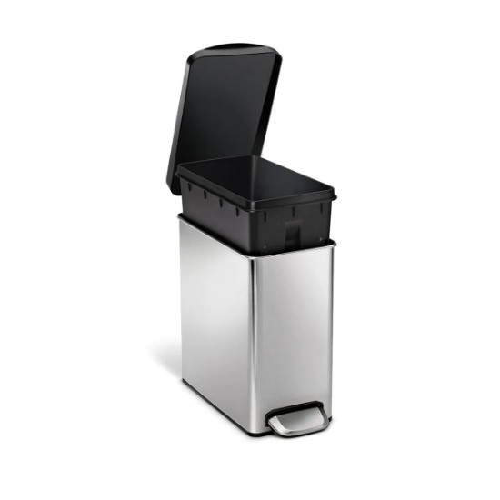 Cos de gunoi cu pedala, 10 L, inox - simplehuman