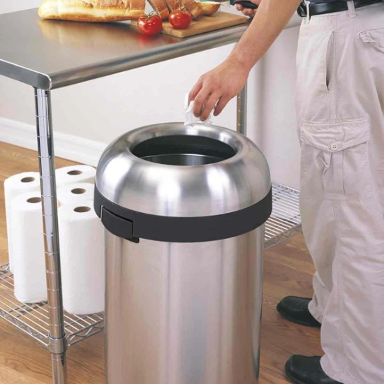 Cos de gunoi, 60 L, inox - simplehuman