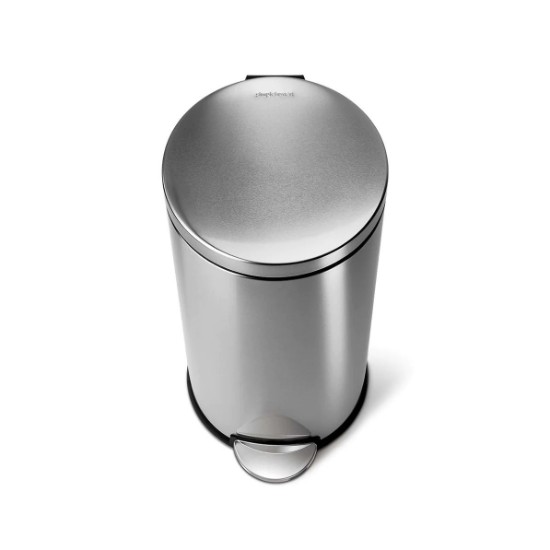 Cos de gunoi cu pedala, 30 L, inox - simplehuman