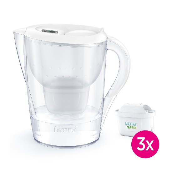 Starter pack BRITA Marella XL 3,5 L (white) + 3 filtre Maxtra PRO