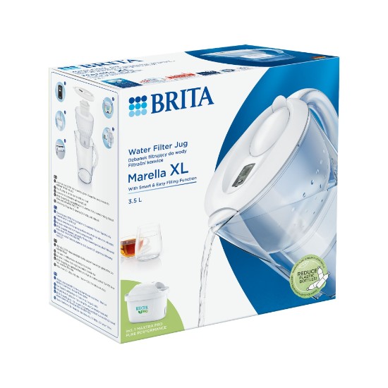 Cana filtranta BRITA Marella XL 3,5 L Maxtra PRO (white)