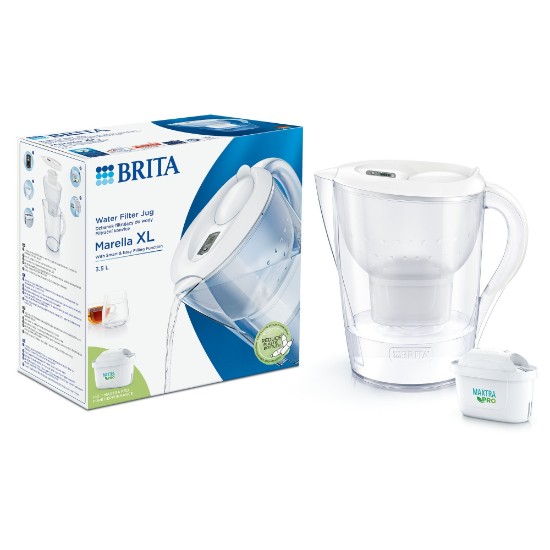 Cana filtranta BRITA Marella XL 3,5 L Maxtra PRO (white)