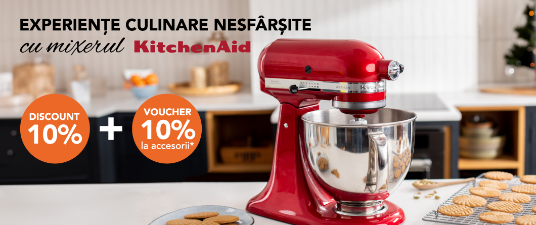 Experiente culinare nesfarsite cu mixerul KitchenAid