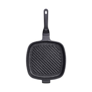 Tigaie grill patrata, aluminiu, 26x26cm, "Casterra" - Korkmaz