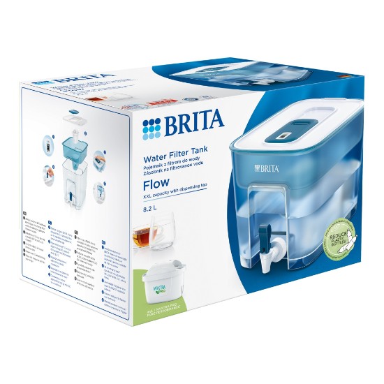 Recipient filtrant BRITA Flow XXL 8,2 L Maxtra PRO (blue)