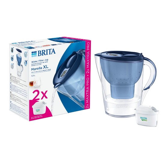 Starter pack BRITA Marella XL 3,5 L (blue) + 2 filtre Maxtra PRO