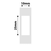Rola etichete autoadezive 10x25mm, 240 buc/rola, Alb - NIIMBOT