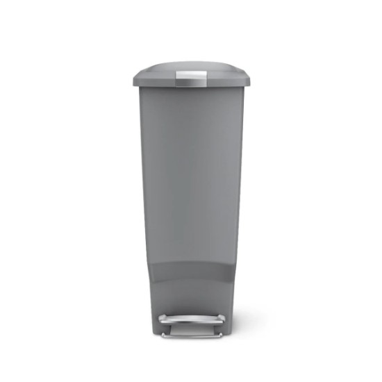 Cos de gunoi cu pedala, 40 L, plastic, Gri - simplehuman