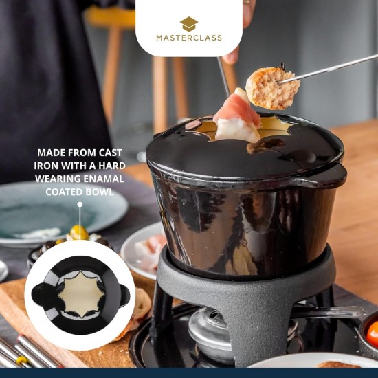 Set fondue 8 piese, fonta - Kitchen Craft