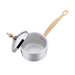 Cratita sos, cu capac, aluminiu, 9cm/0,35L, "Hanedan" - Korkmaz
