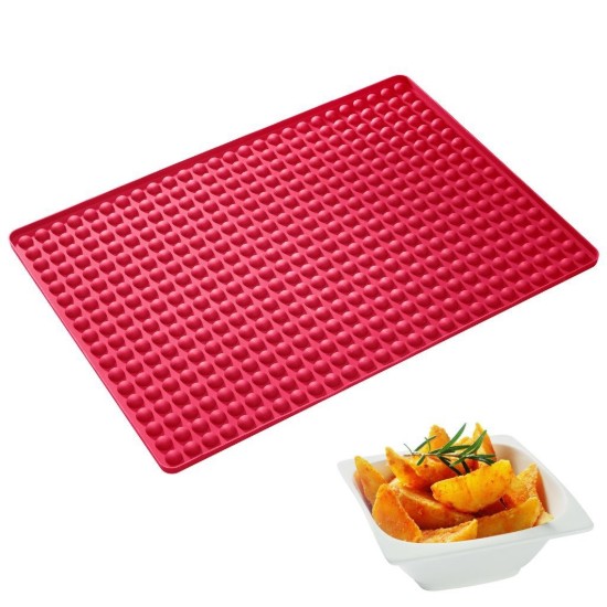 Blat pentru cuptor, 40x28cm, silicon, Rosu - Westmark
