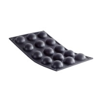 Forma silicon 15 semisfere, 30 x 17,5 cm - de Buyer