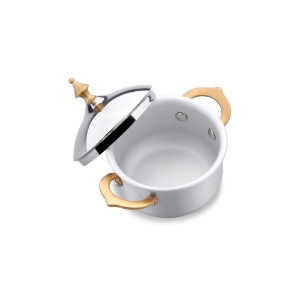 Cratita cu capac, aluminiu, 10cm/0,45L, "Hanedan" - Korkmaz