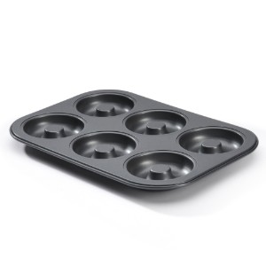 Tava 6 mini-savarine, otel, 31,5 x 21,5 cm - de Buyer