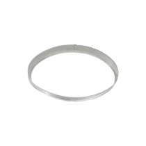 Forma ovala pentru prajituri, inox, 21 x 14 cm - de Buyer
