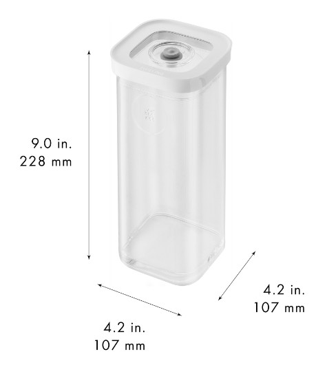 Caserola patrata, plastic, 10,7 x 10,7 x 22,8 cm, 1,3L, "Cube" - Zwilling