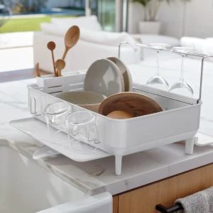 Scurgator vase, inox, 56,6x51,4x29,2 cm, Alb - simplehuman