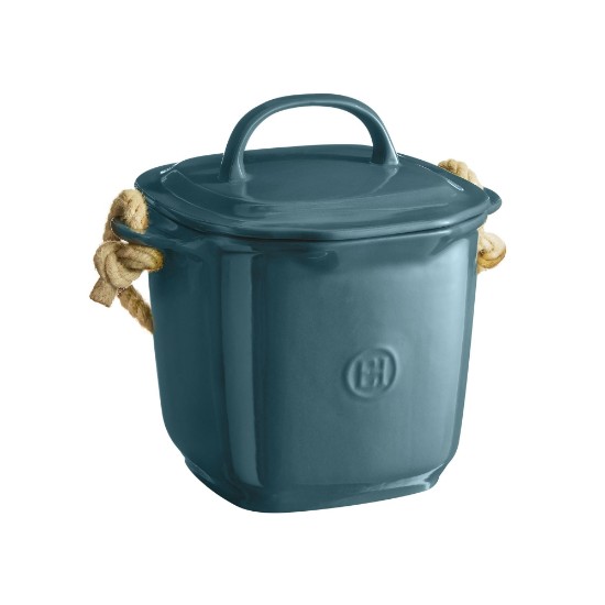 Recipient compost, ceramica, 25x20,5cm/3,25L, Blue Flame - Emile Henry